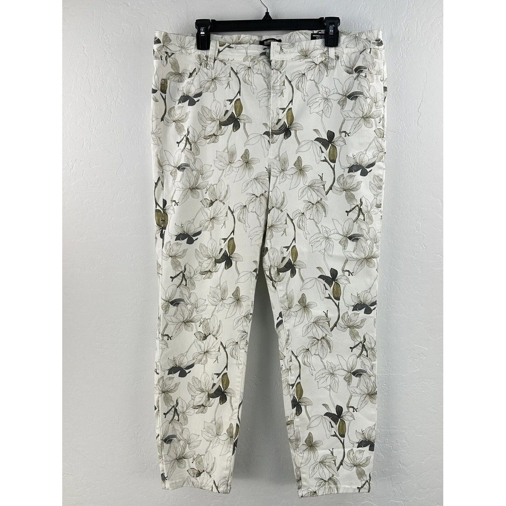 Buffalo David Bitton Floral Jeans Womens Havana High Rise 16/36 Spring Vacation